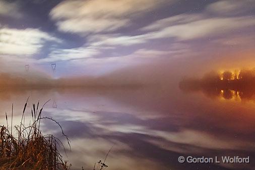 Night Cloud & Fog_22207.jpg - Photographed along the Rideau Canal Waterway near Smiths Falls, Ontario, Canada.